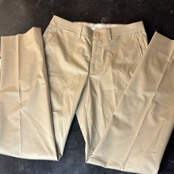 FJ FootJoy 1857 Stretch Cotton Khaki Golf Pants size 30 - Picture 4 of 8